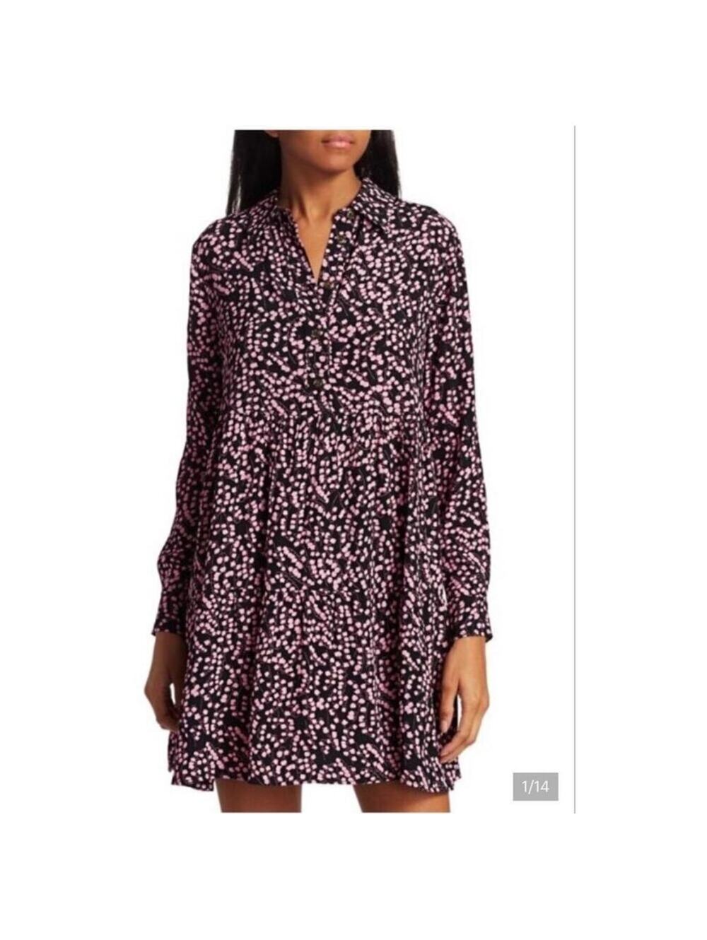 Ganni Floral Shirt Dress